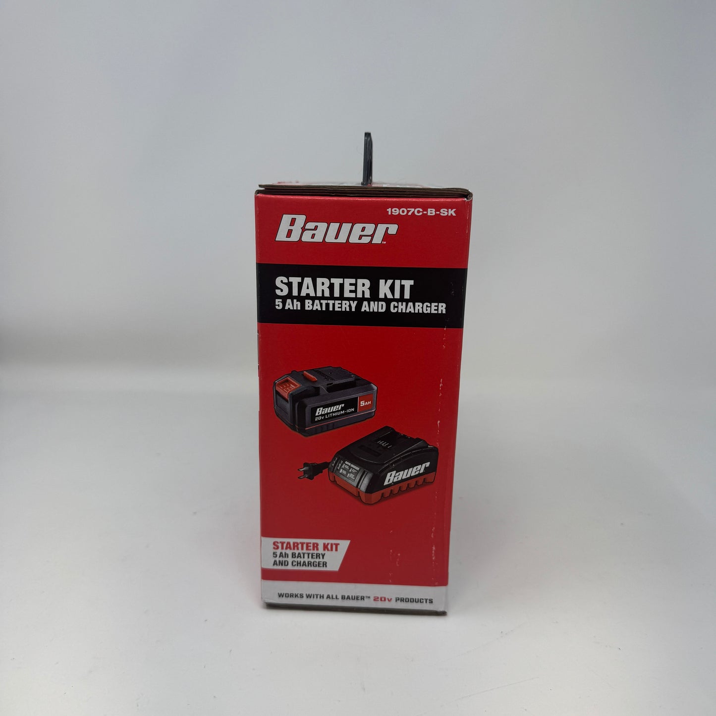 New Bauer 1907C-B-SK 20V Battery and Charger