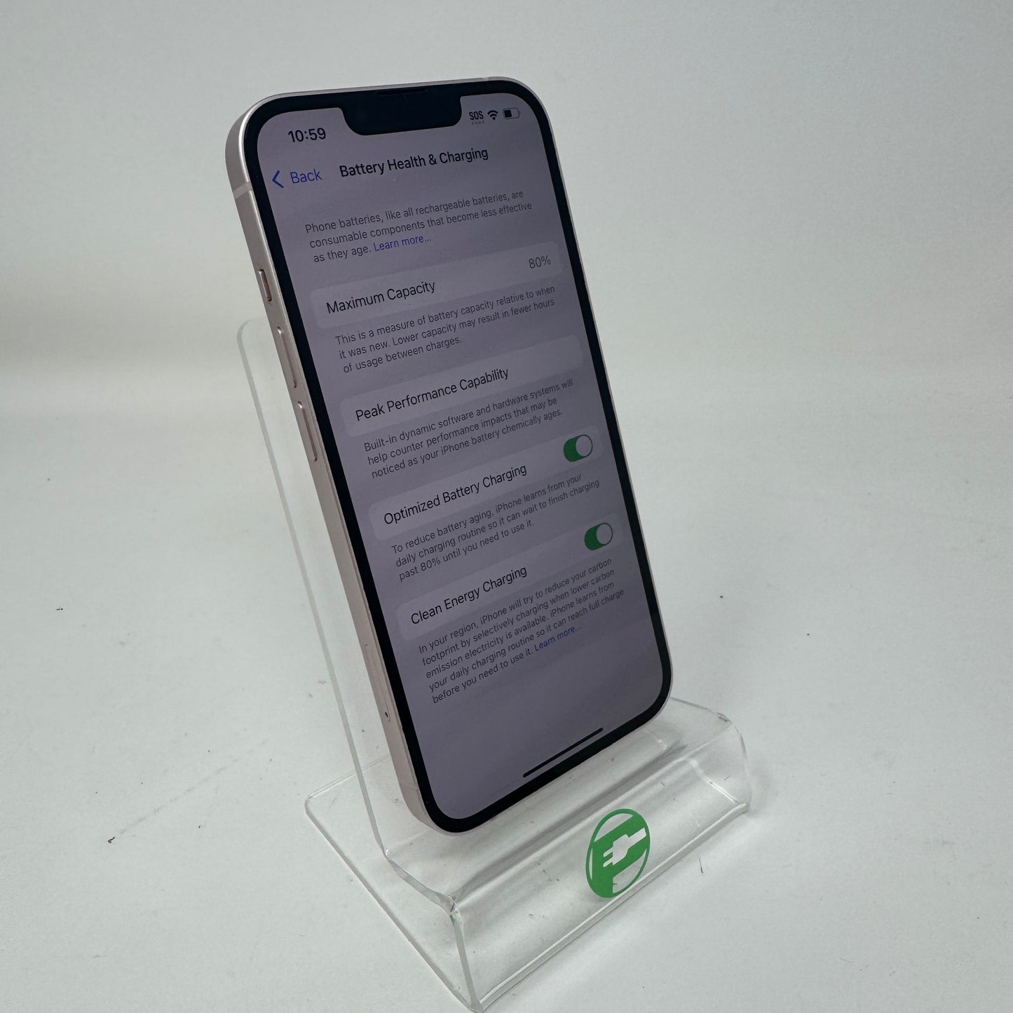 Unlocked Apple iPhone 13 128GB 18.0.1 Pink ML973LL/A