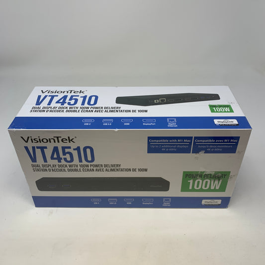 New VisionTek VT4510 Laptop Docking Station 9014184