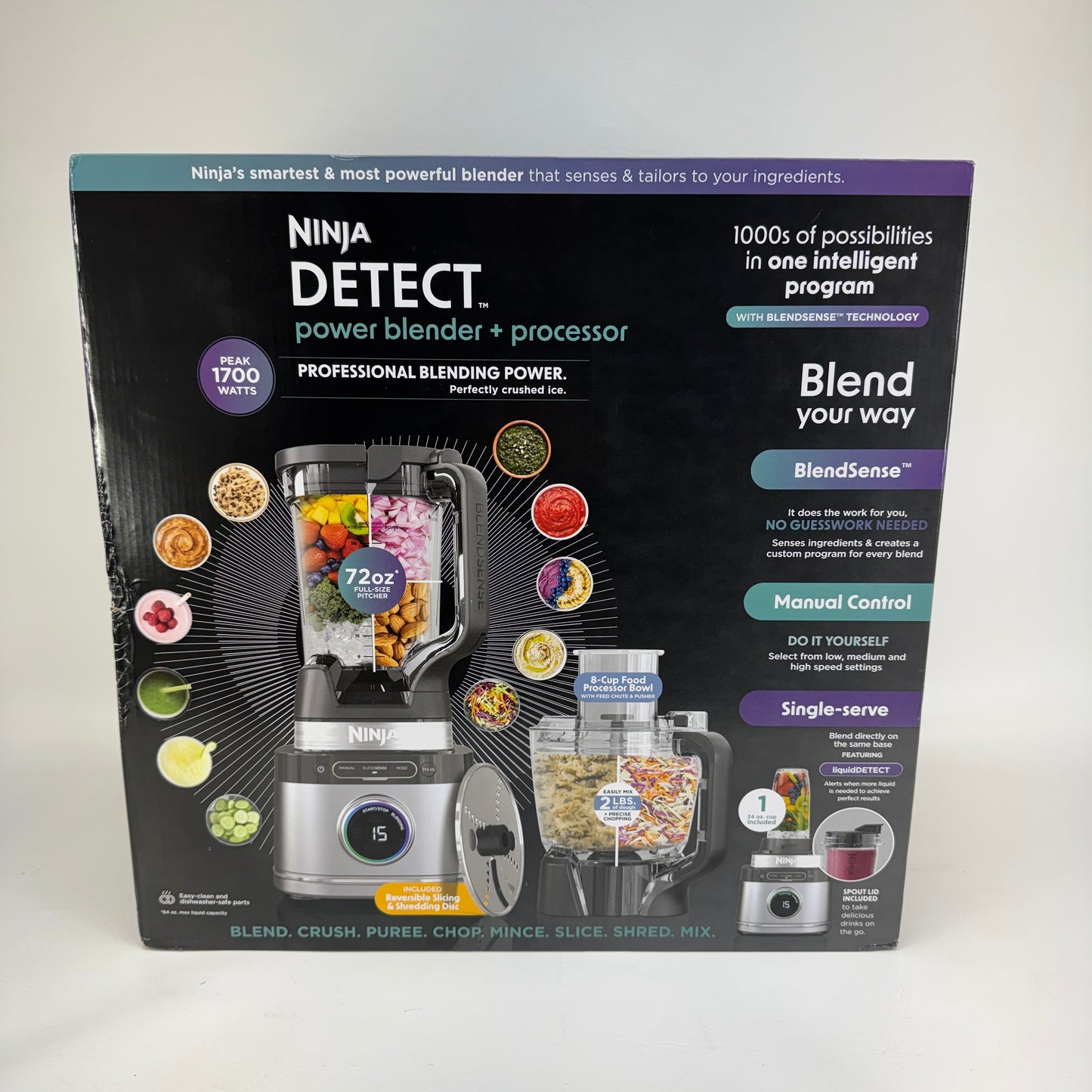 New Ninja Detect Power Blender + Processor Blender TB400WM
