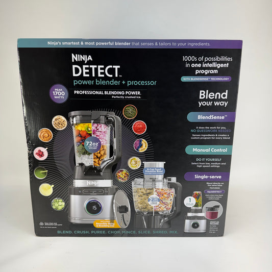 New Ninja Detect Power Blender + Processor Blender TB400WM