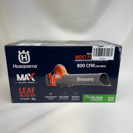 New Husqvarna 350IB 40V Leafblower