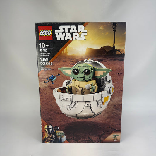 New Lego Grogu with Hover Pram 75403