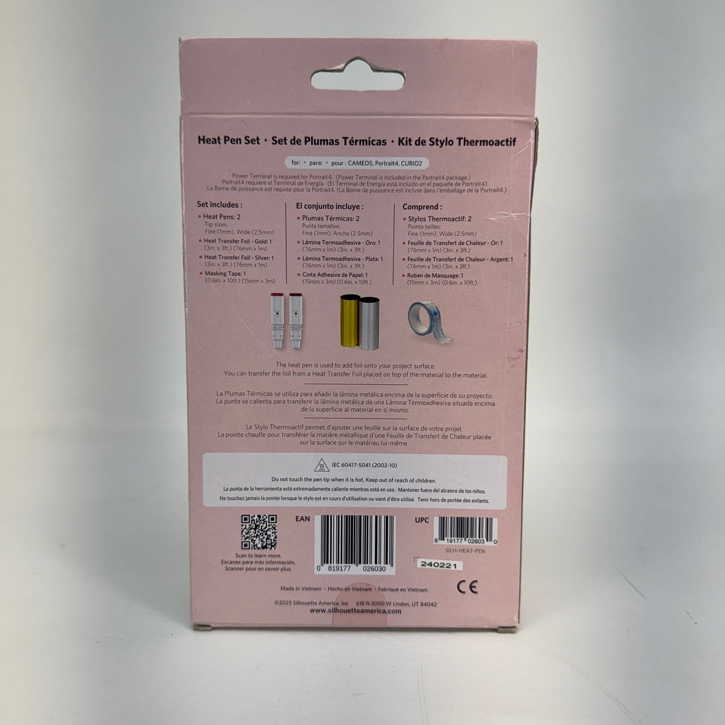 New Silhouette Heat Pen Set SILH-HEAT-PEN