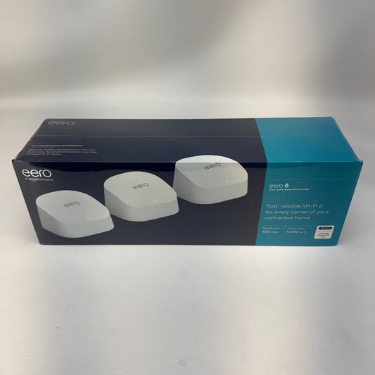 New eero 6 Dual-Band Mesh WiFi System Dual Band M110311 Mesh WiFi Router