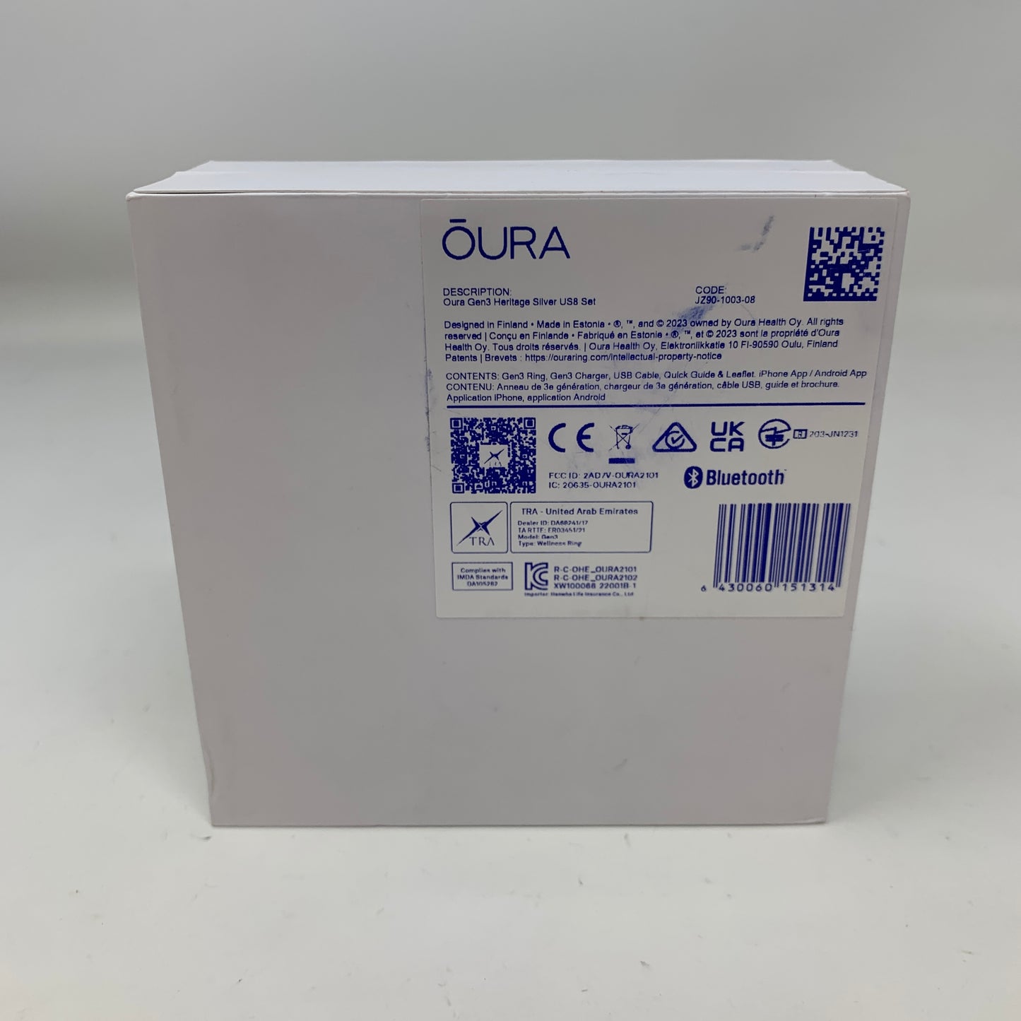 Oura Gen 3 Size 8 JZ90-1003-08