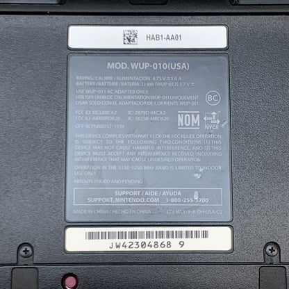 Nintendo Wii U Console Gaming System WUP-101(02) Black