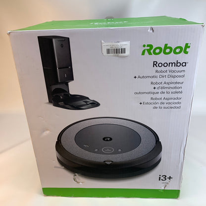 New iRobot i3+ Robot Vacuum and Automatic Dirt Disposal 93550