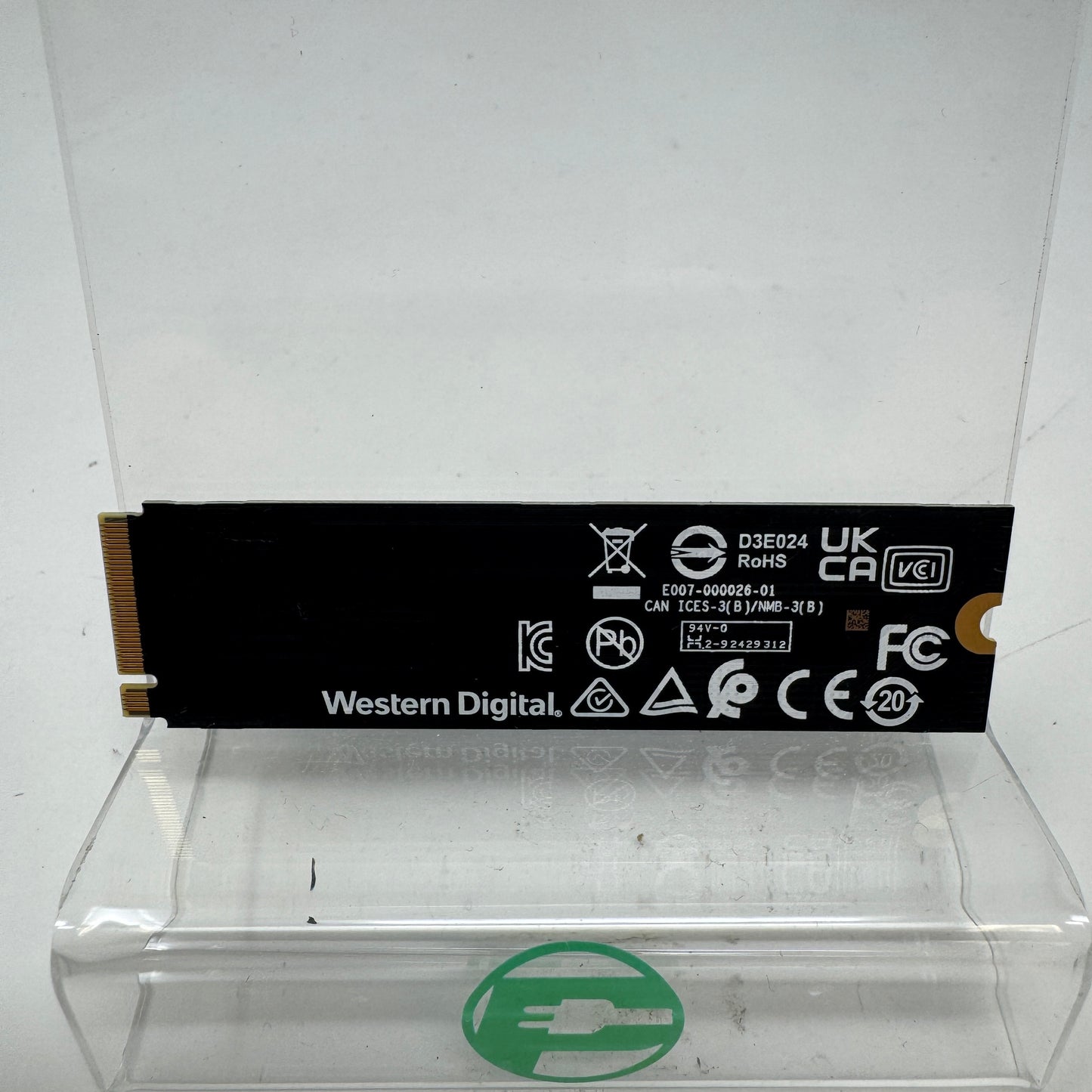 Western Digital WD 2280mm SN580 1TB M.2 NVMe Gen 4.0 x 4 SSD WDS100TSBOE