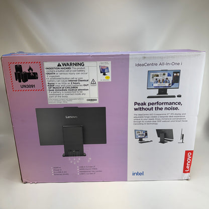 New Lenovo Ideacentre AIO F0HM00HCUS 27" i5-13420H 2.10GHz 16GB RAM