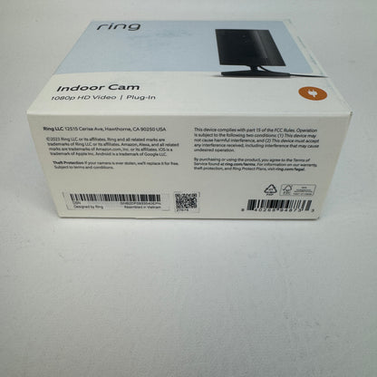 New Ring Indoor Cam Indoor Camera GNB2DF0933540EPN