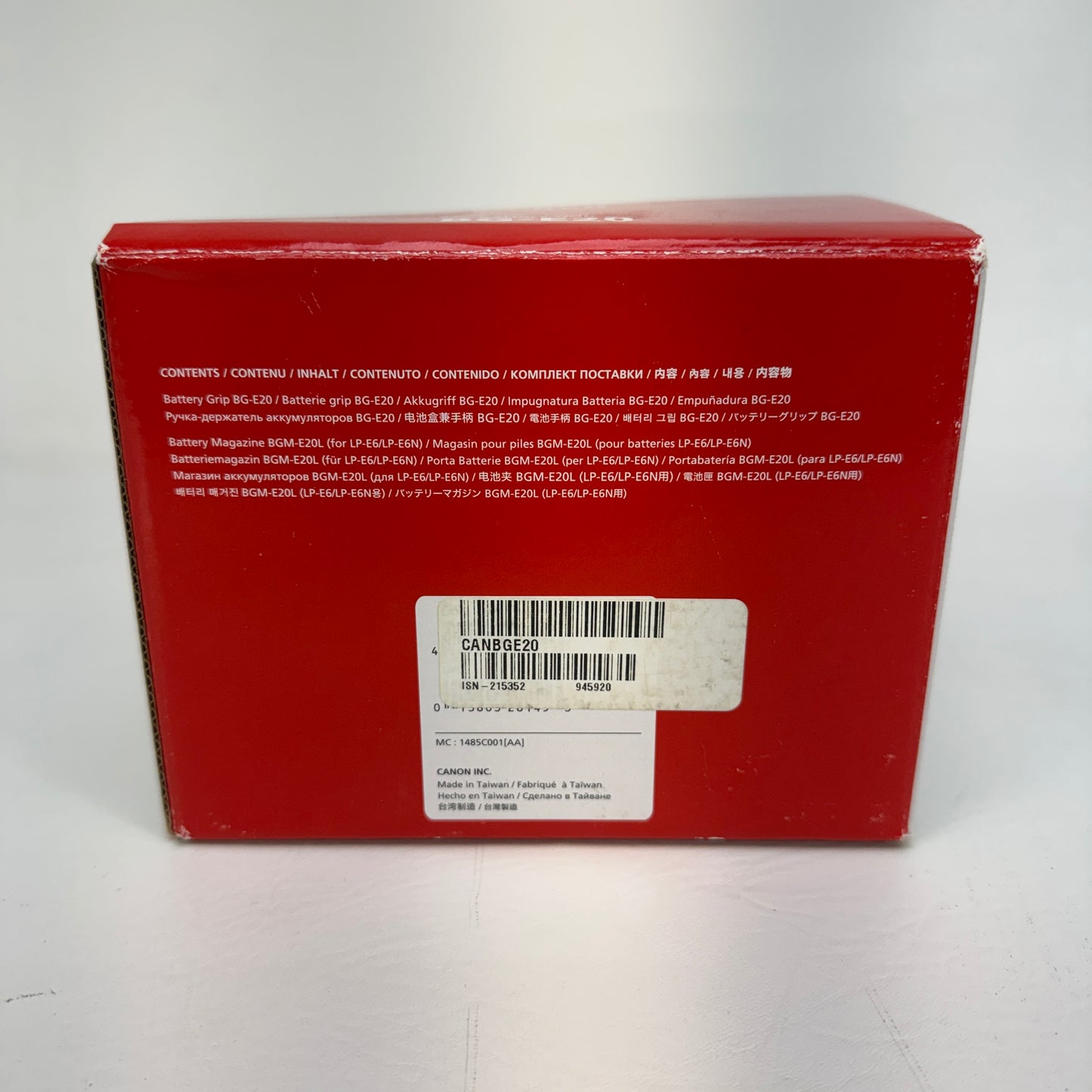 Canon BG-E20 Battery Grip Camera Battery Grip 013803281453