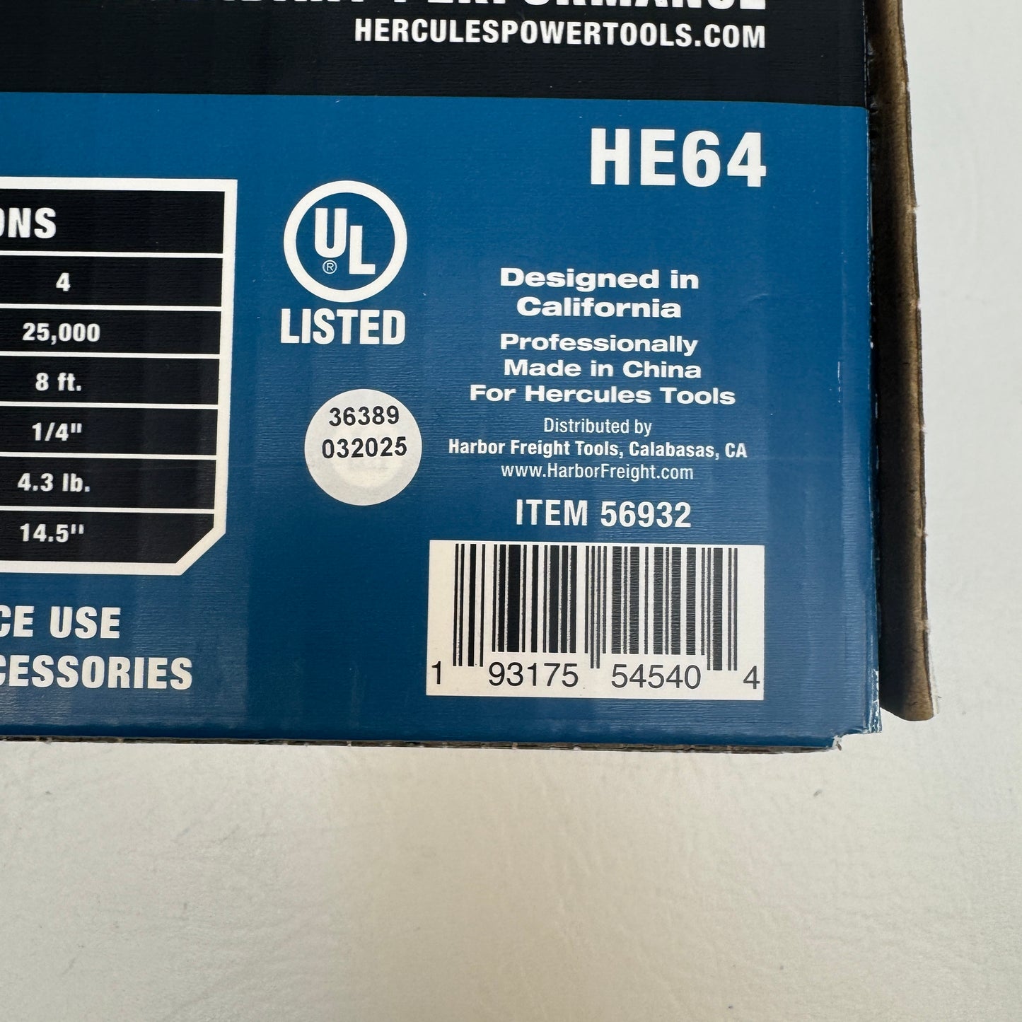 New HERCULES HE64 Die Grinder