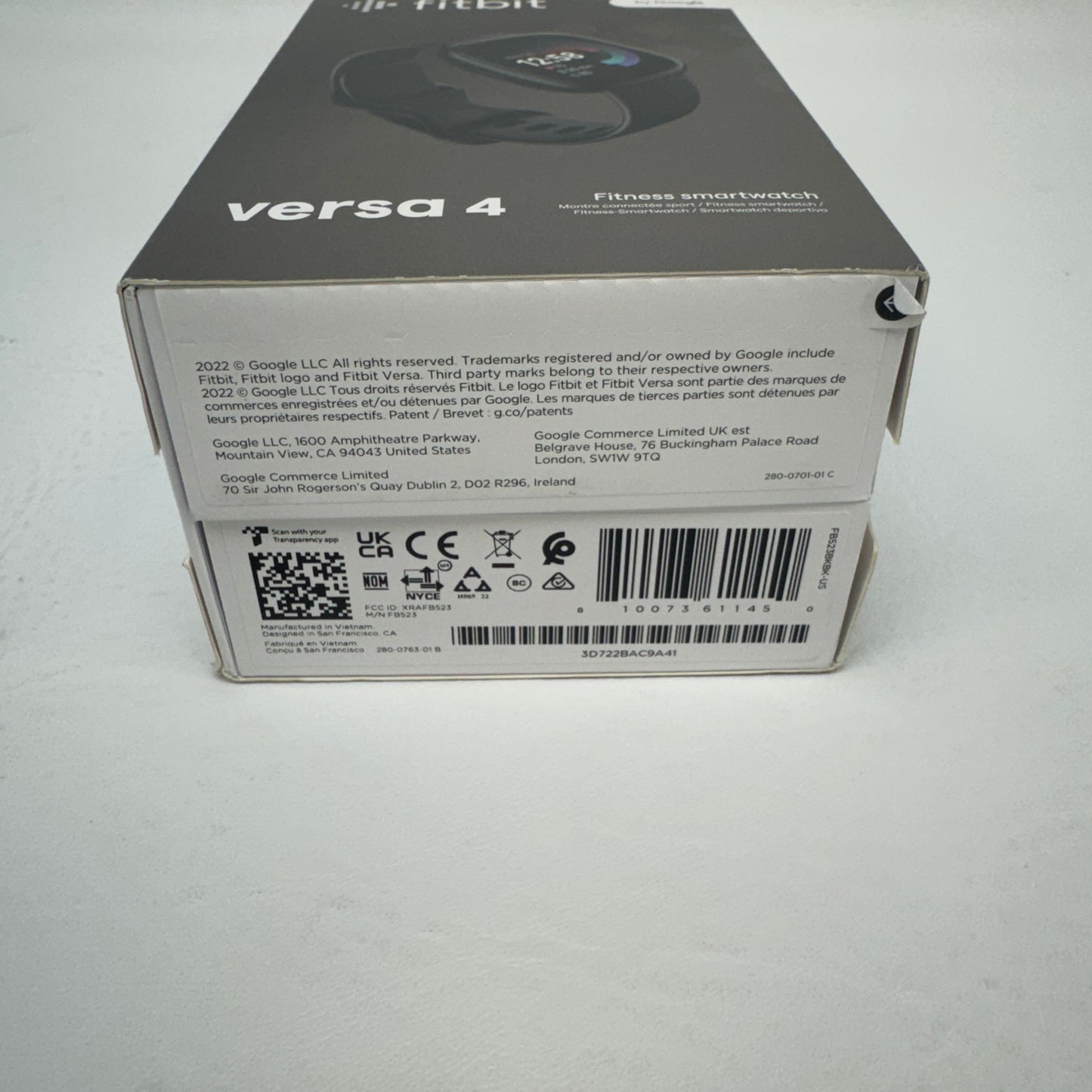 New FitBit Versa 4 Fitness Smartwatch FB523