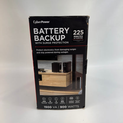 New CyberPower 1500 VA Battery Backup LX1500GAVR