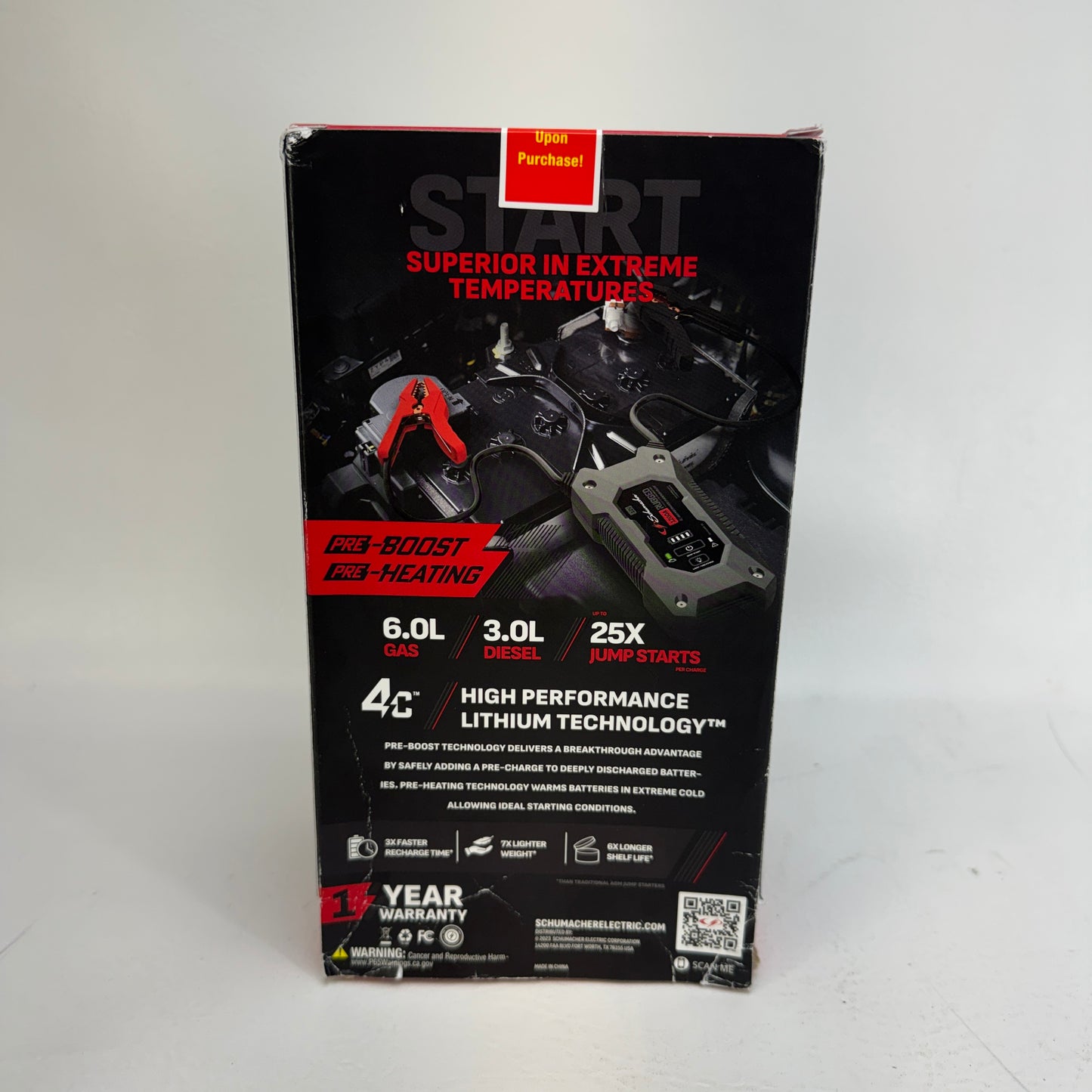 New Schumacher Rugged Jump Starter SL1668