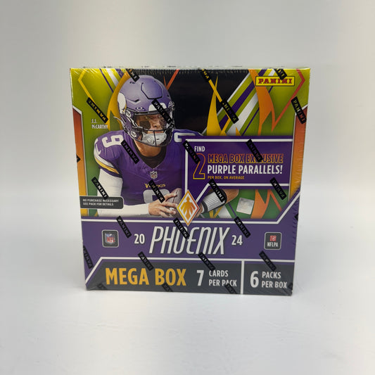 New 2024 Panini Phoenix Football Mega Box Trading Cards