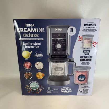 New Ninja Creami XL Deluxe Ice Cream Maker NC501