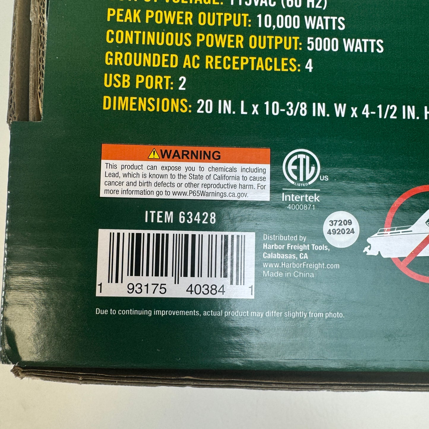New Jupiter 5000 Watt Power Inverter 63428