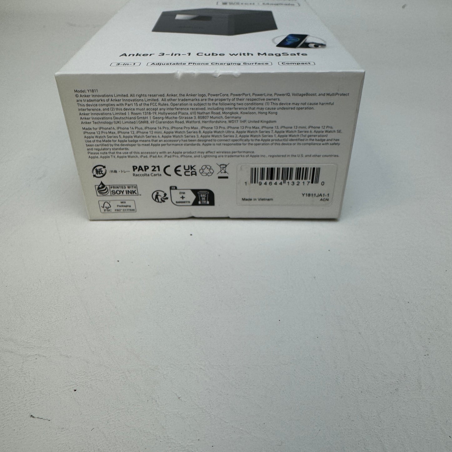 New Anker 3-in-1 Cube with Magsafe 3 in 1 Cube with Magsafe Y1811JAI1-1