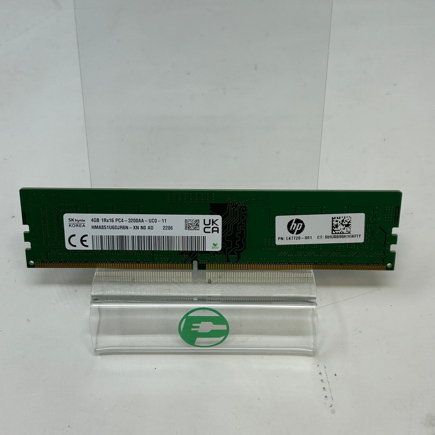 SK Hynix 1Rx16 PC4-3200AA-UC0-11 4GB (4x1GB) RAM DDR4 3200MHz HMA851U6DJR6N-XN