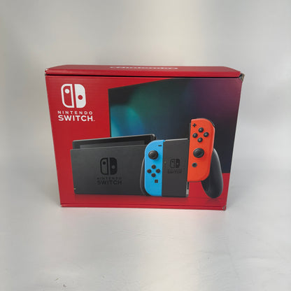 New Nintendo Switch v2 Video Game Console HAC-001 (-01) Red/Blue