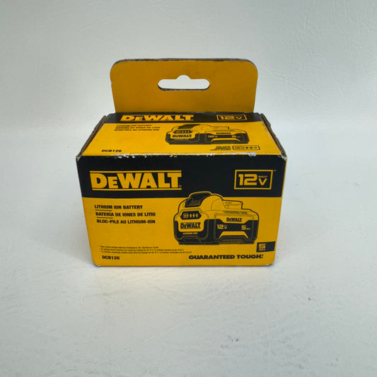 New DeWalt DCB126 12V Max Lithium Ion Battery
