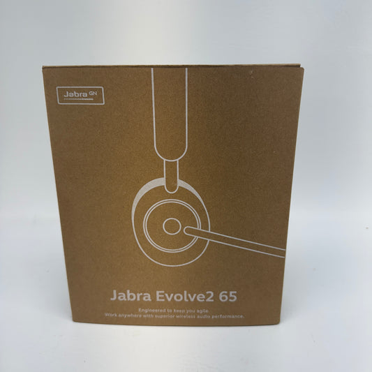 New Jabra Evolve2 65 Computer Headset Black HSC11OW