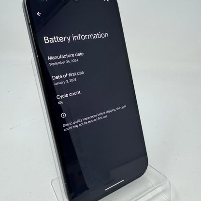 Unlocked Google Pixel 9 128GB Charcoal G2YBB