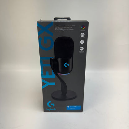 New Logitech Yeti GX 60HZ-18.5kHZ Gaming Microphone A00185