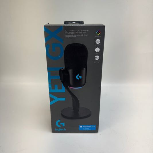 New Logitech Yeti GX 60HZ-18.5kHZ Gaming Microphone A00185