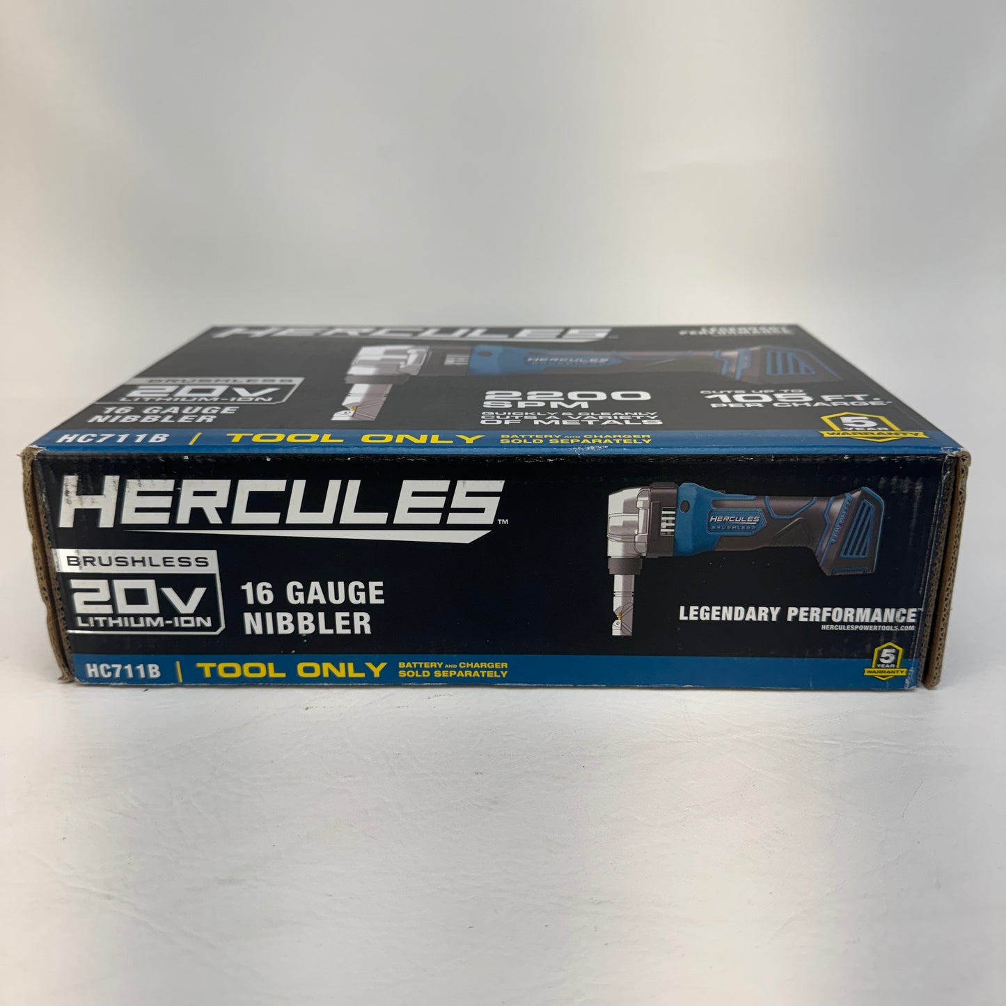 New HERCULES HC711B 20V 16 Gauge Nibbler