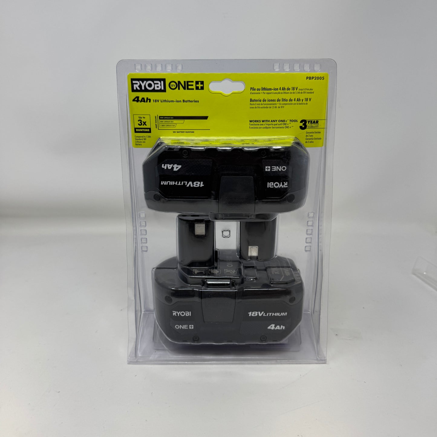 New Ryobi 18v Lithium-Ion Batteries  Power Tool Batteries PBP2005