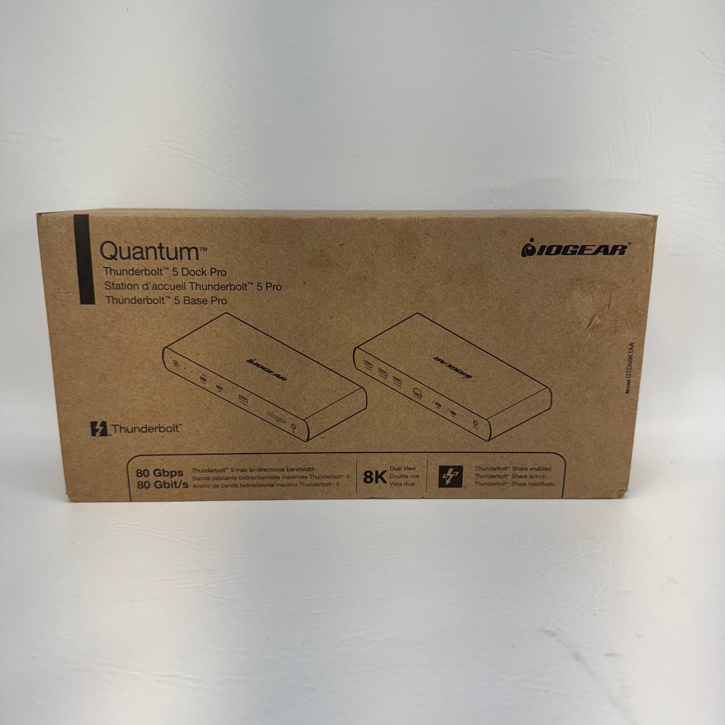 New Iogear Quantum Thunderbolt 5 Dock Pro Docking Station GTD58KTAA