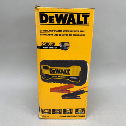 DeWalt DXAELJ25 2500 AMP Lithium Jump Starter with USB Power Bank