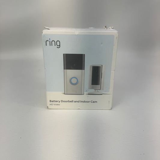 New Ring Battery Doorbell and Indoor Cam Home Surveillance     P9E0CC015031019H
