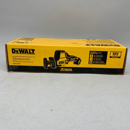 New DeWalt DCS312B 12V Max One-Handed Reciprocating Saw