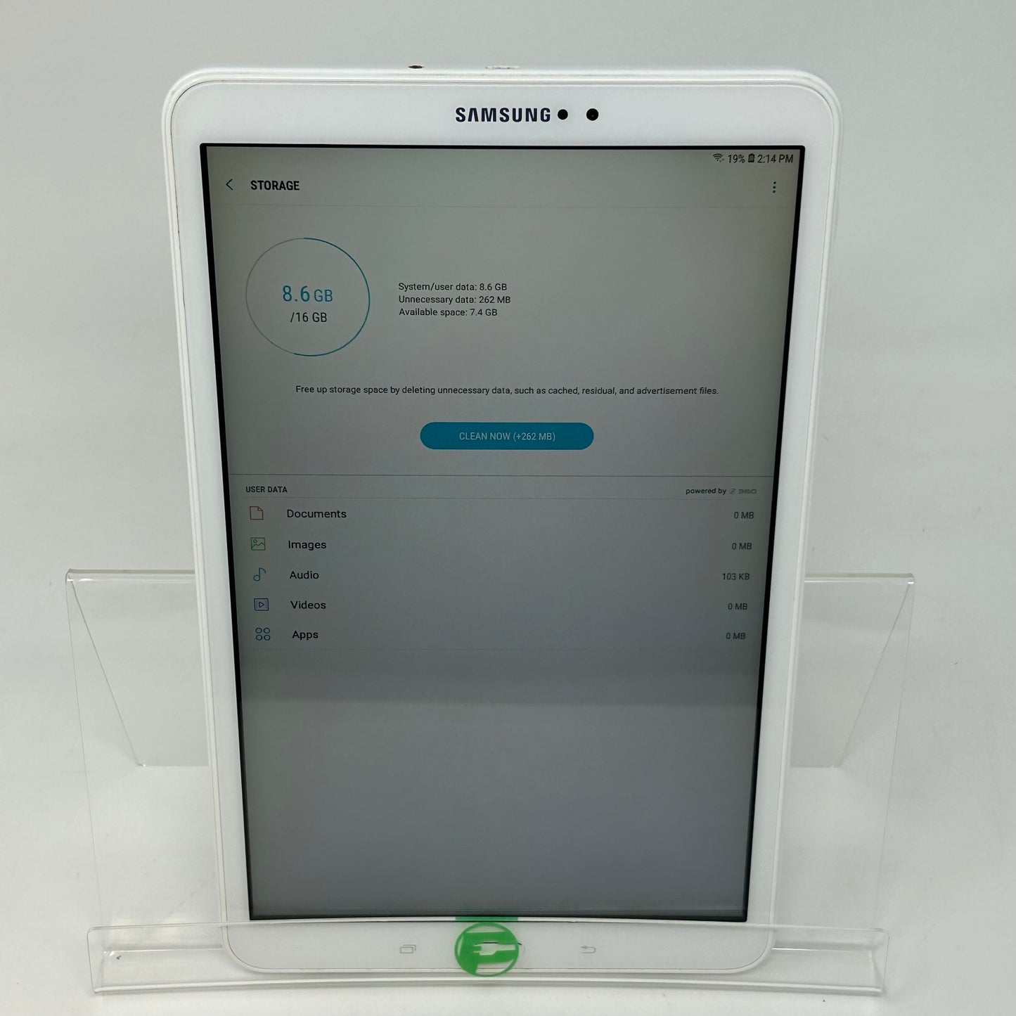 WiFi Only Samsung Galaxy Tab A 10.1" 16GB White SM-T580