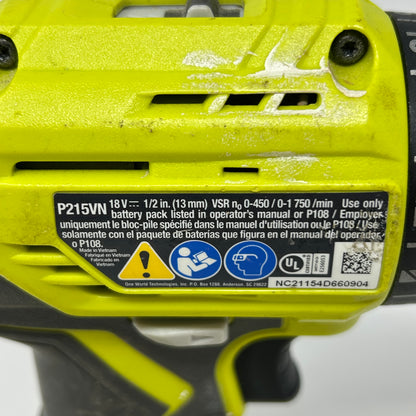 Ryobi P215VN 18V 1/2" Drill Driver