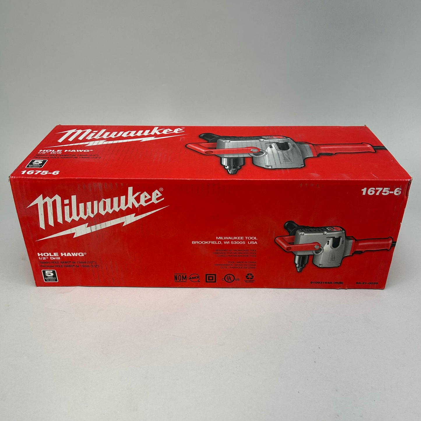 New Milwaukee 1675-6 Hole Hawg