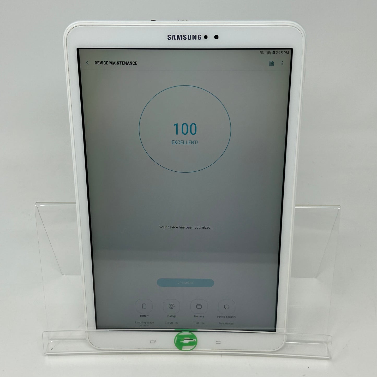 WiFi Only Samsung Galaxy Tab A 10.1" 16GB White SM-T580