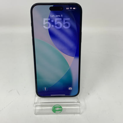 Factory Unlocked Apple iPhone 15 Plus 128GB Black MTXR3LL/A