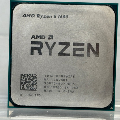 AMD Ryzen 5 1600 3.20GHz 6 Core YD1600BBM6IAE 12 Thread AM4