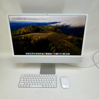2021 Apple iMac 24" M1 7 Core 3.2GHz 8GB RAM 256GB SSD Silver A2439