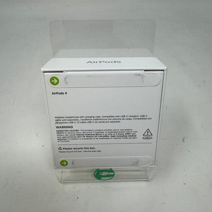 New Apple AirPods 4th Gen With Charging Case MXP63LL/A