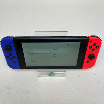 Nintendo Switch v2 Console Gaming System Only HAC-001(-01)  Red/Blue