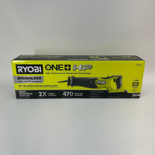 New Ryobi One+ Brushless Cordless Reciprocating Saw PBLRS02B