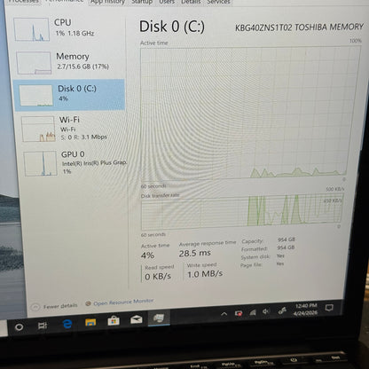 Microsoft Surface Pro 3 1868 13.5" i7-1065G7 1.3GHz 16GB RAM 1TB SSD