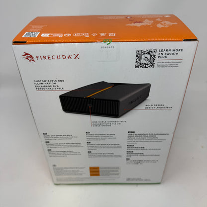 New Seagate 3.5" FireCuda X Vault 8TB USB-C to USB-C HDD STLN8000400