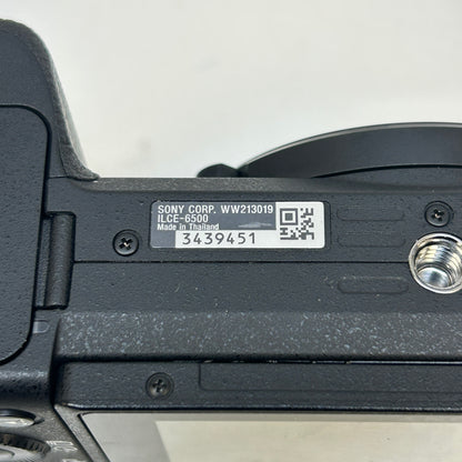 Sony Alpha A6500 24.2MP Mirrorless Camera Body